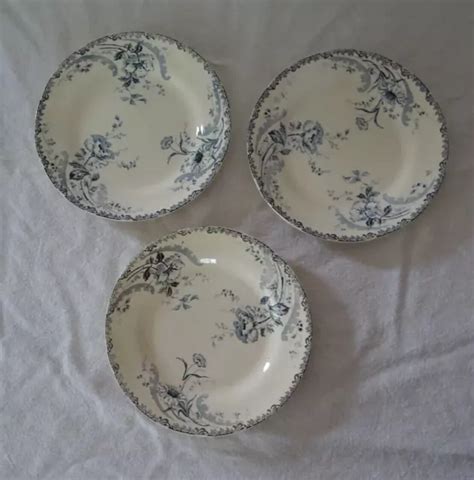 3 ASSIETTES ANCIENNES Terre De Fer HB Et Cie Choisy Le Roi 29923 Pornic