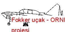 Proje Sitesi Fokker uçak Autocad Projesi