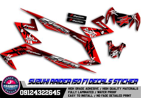 Suzuki Raider 150 Fi Decals Sticker Lazada PH