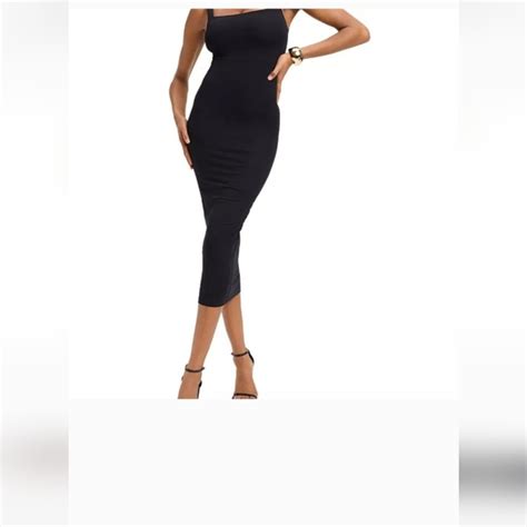 Good American Dresses Good American Black Bodycon Dress Sleeveless