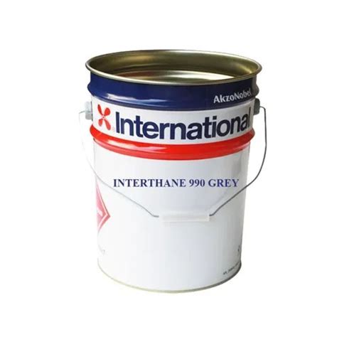 International Interthane Grey Epoxy Paint Application Industrial