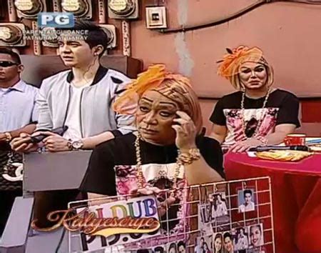 Wally Bayola (aka Lola Nidora) falls face down during Kalyeserye # ...