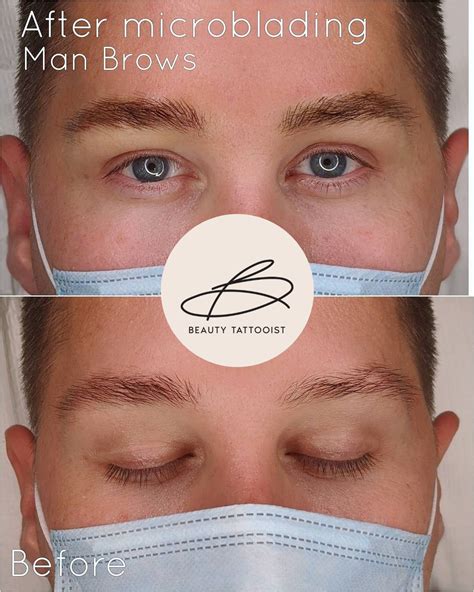 Mens Eyebrow Tattoo Microblading Mens Eyebrows In Vancouver — Beauty