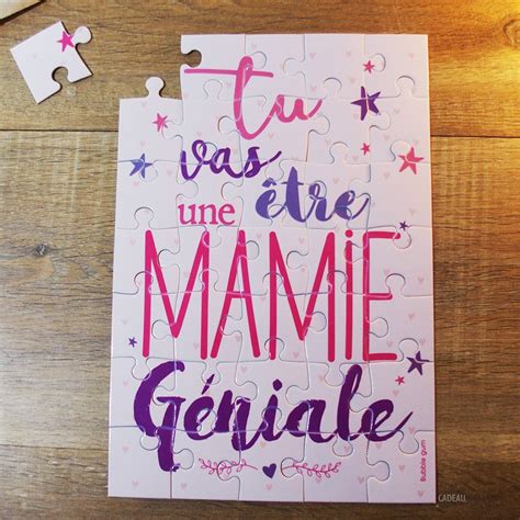 Puzzle Surprise Tu Vas Tre Une Mamie G Niale Cadomaestro