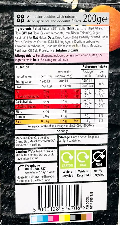 Coop Fruity Flapjack Cookies Mychange Resource Centre