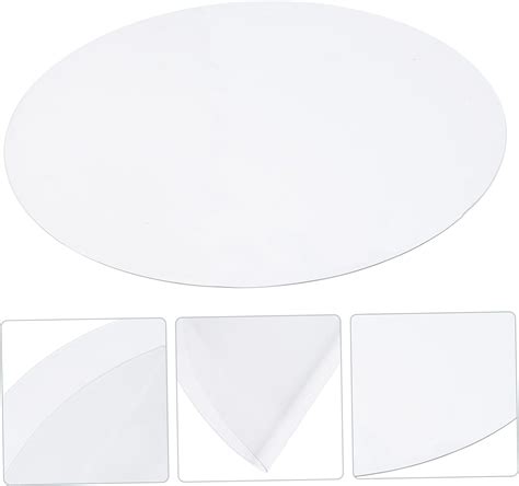 Bestoyard Manteles Individuales Transparentes De Pvc Para Mesa De