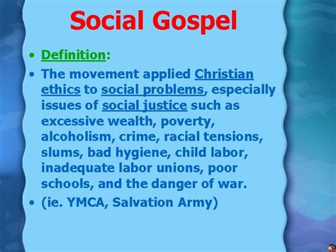 Social Darwinism vs Social Gospel The Progressive Movement