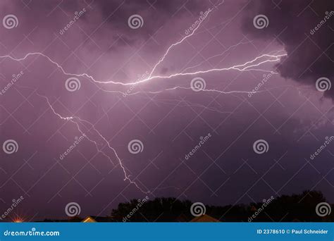 Lightning Strike Cloud stock photo. Image of thunderstorms - 2378610