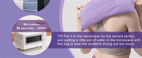 Uncn Microwave Heat Pad With Corduroy Washable Cover 44 13 5 Cm Heat Bag For Hot Compress