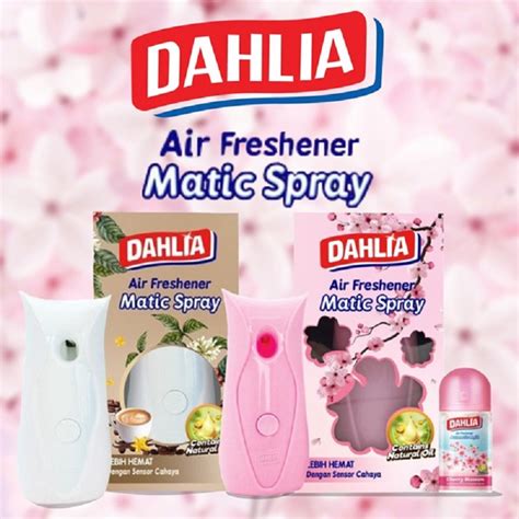 Jual DAHLIA Air Freshener Matic Spray FREE REFILL Cherry Blossom