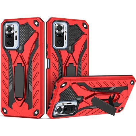 Mobigear Armor Stand Coque Xiaomi Redmi Note 10 Pro Coque Arrière