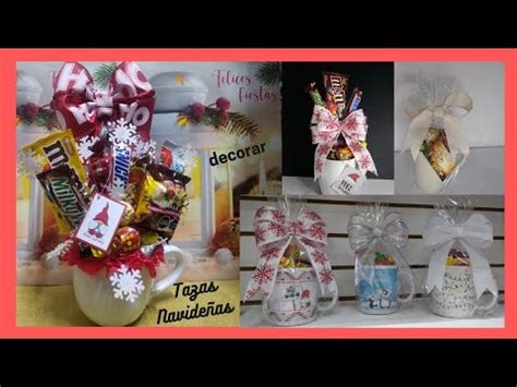 C Mo Decorar Tazas Navide As Con Chocolates Youtube