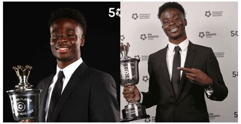 Bukayo Saka Wins Pfa Young Player Award Arsenal First