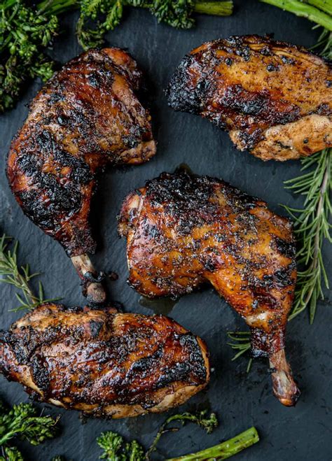 Grilled Balsamic Glazed Chicken Vindulge