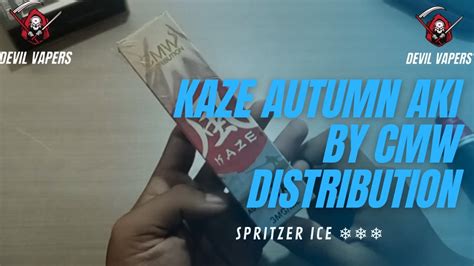 Review Liquid Kaze Autumn Aki By Cmw Distribution Liquid Enak Dengan