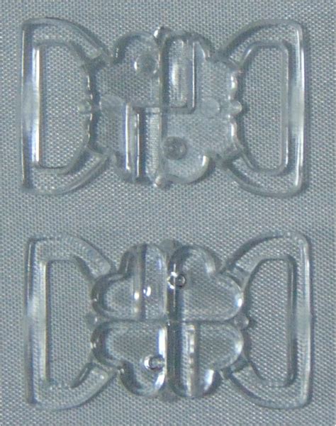 Clear Bikini Clips Hook Snap Swimwear Bra Cloverleaf Fastener Mm Amazon Co Uk Fashion