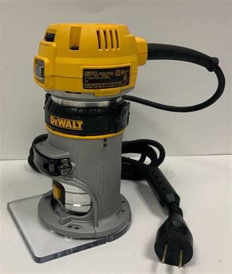 Dewalt Router Fixed Base 125 Hp 7 Amp Variable Speed Trigger Corded Dwp611 Ebay