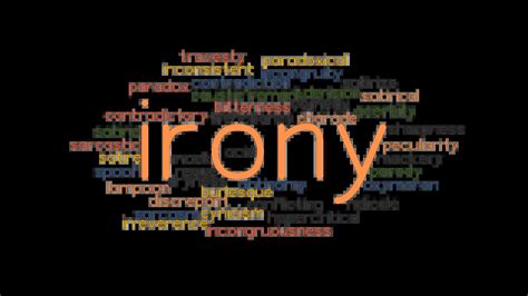 Irony Synonyms And Related Words What Is Another Word For Irony