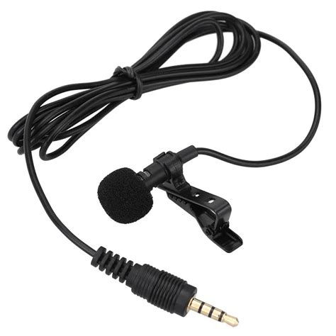 Mm Mini Jack Clip On Lapel Microphone Lavalier Handsfree Microphones