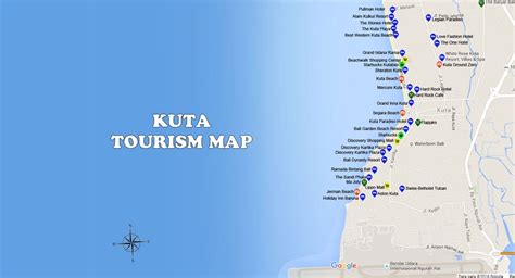 Kuta Map | Bali Travel Guides