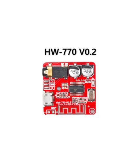 ماژول بلوتوث گیرنده صوتی HW-770 نسخه V0.2 سخنگوی اتصال