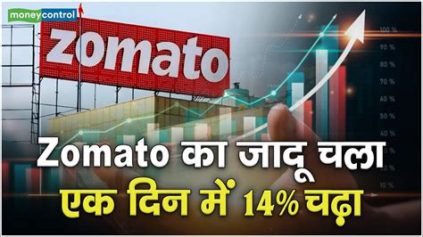 Zomato Share Price Zomato क जद चल एक दन म 14 चढ शयर