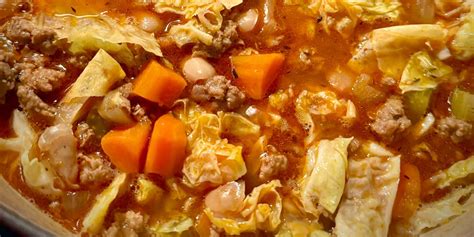 Hungarian Cabbage, Sausage, and Bean Soup Recipe