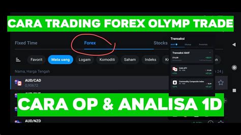 Cara Trading Forex Olymp Trade Biar Profit Konsisten Pemula Wajib