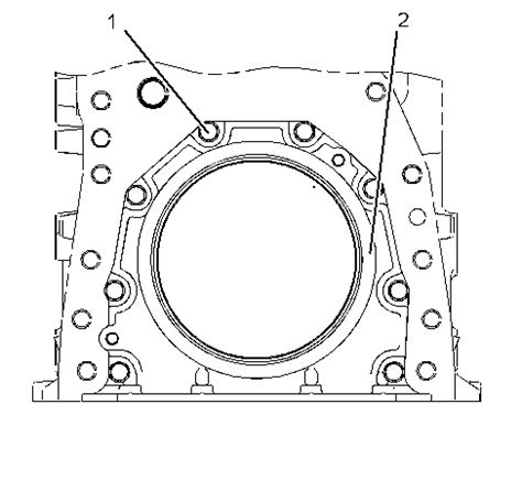 3116 And 3126 Truck Engines Crankshaft Rear Seal Carrier Remove And