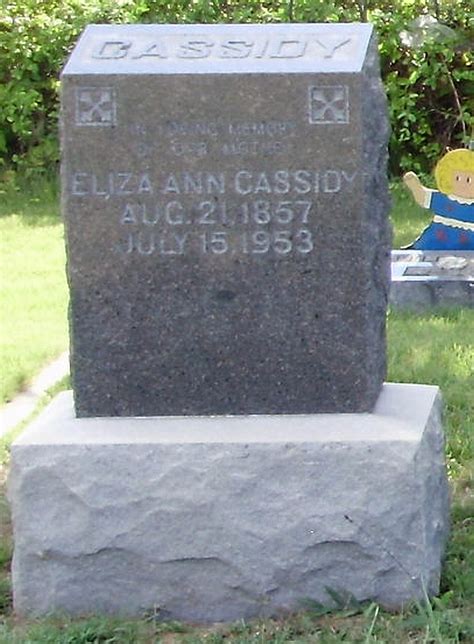 Eliza Ann Cassidy 1857 1953 Mémorial Find A Grave