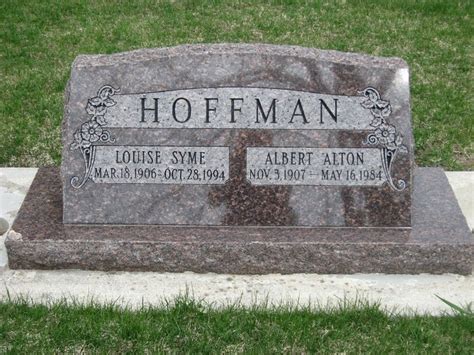 Albert Afton Hoffman 1907 1984 Homenaje De Find A Grave