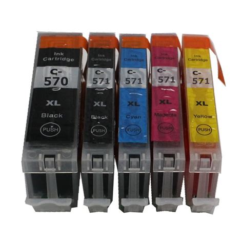 570 571 PGI 570 CLI 571 Compatible Ink Cartridge For Canon PIXMA MG5750