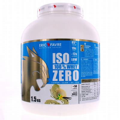 Iso Zero 100 Whey Vanille Eric Favre