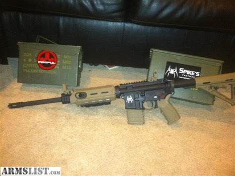 ARMSLIST For Sale Trade Custom Built 5 45x39 AR 15 Rifle W Extras