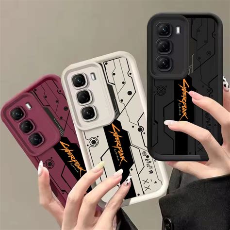 Capa Macia De Silicone Para infinix Hot 50 Pro Plus 50i 4G 5G Anti Queda À Prova De Poeira Fosca