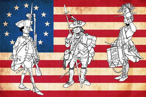 Revolutionary War Flag Coloring Page