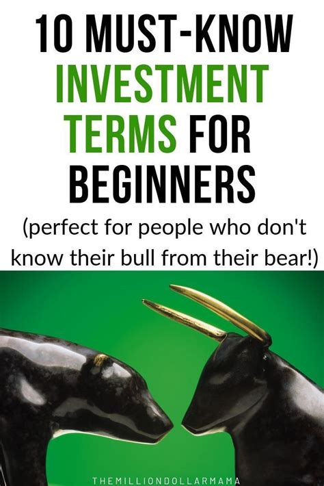 10 Investment Terms For Beginners 4 Must Read Investing Books Artofit