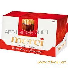 Merci Chocolate Gift Box 250gr,Germany Merci Chocolate price supplier ...