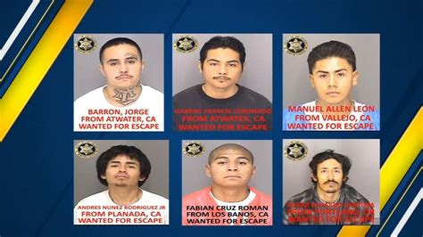 Six Inmates Escape From Merced County Jail Using Homemade Rope Abc30