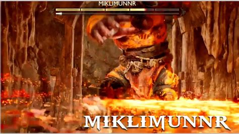 Troll Miklimunnr Boss Fight At Fake Tyr S Location God Of War