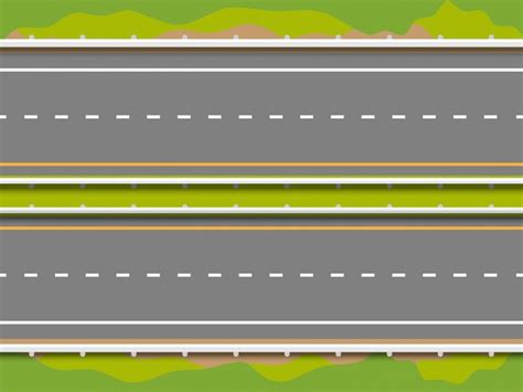 Premium Vector Seamless Straight Highway Road