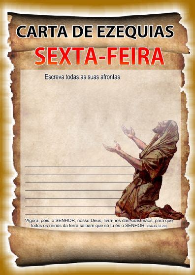 Frases FJU PA CARTA DE EZEQUIAS PARA SEXTA FEIRA