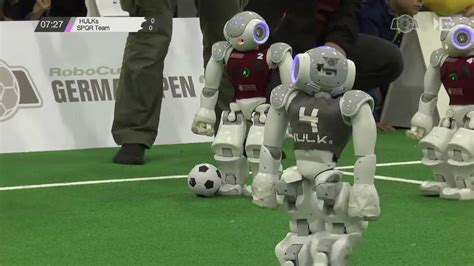 The RoboCup sees robot soccer teams go at it for the final win