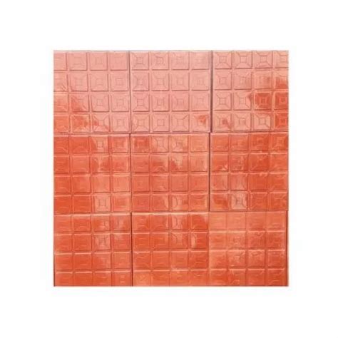 Concrete Red Polished Checkered Tile Thickness Mm Id