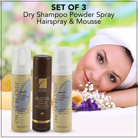 Buy Oscar Blandi Dry Shampoo Powder Spray Hairspray Lift Thickening And Straightening Mousse At