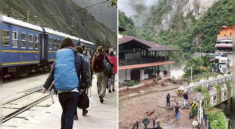 PeruRail suspende operaciones hacía Machu Picchu por aluvión del río