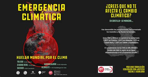 Ugt Clm Valora La Declaración De Emergencia Climática En La Región Pero