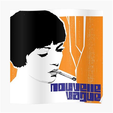 "Nouvelle Vague" Poster by ElizabethRLo | Redbubble