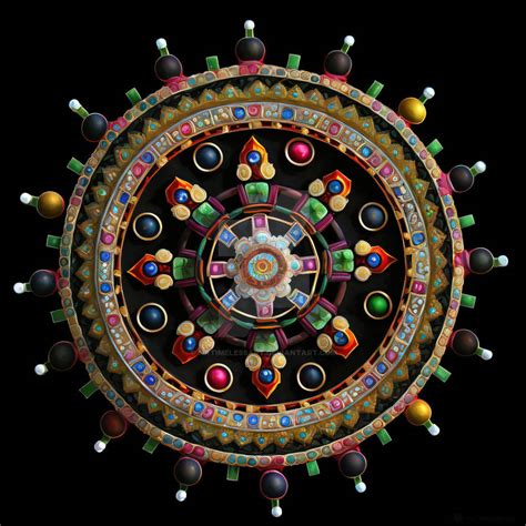 Colorful Dharma Wheel (44) by MrTimelessArt on DeviantArt