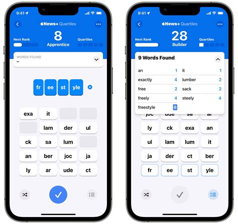 How to play Quartiles in Apple News+ - Guidantech